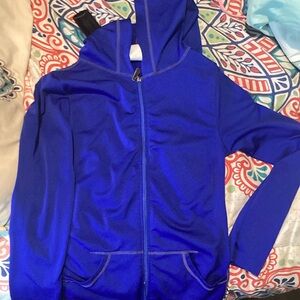 Blue Zip-Up Hoodie